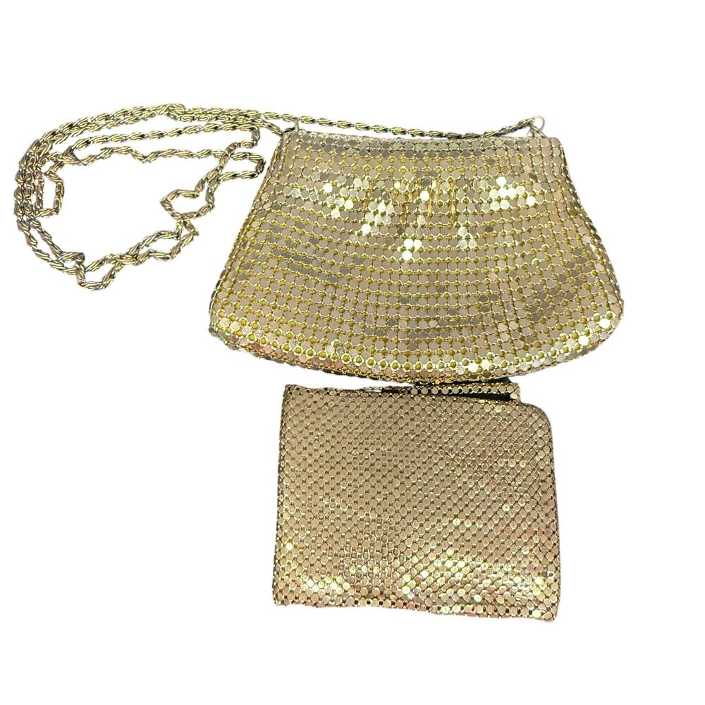 Vintage Y&S Original Gold Chainmail‎ Mesh Purse & Wallet
